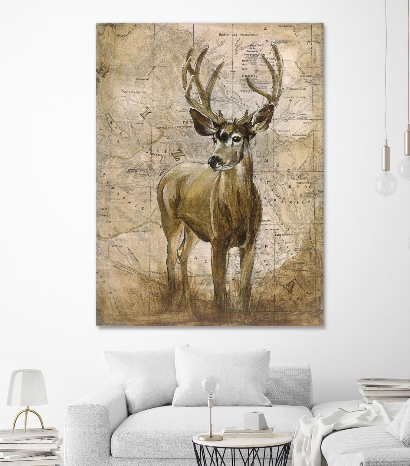 Native Spirit 1 by Elizabeth Hope on GIANT ART - beige animals