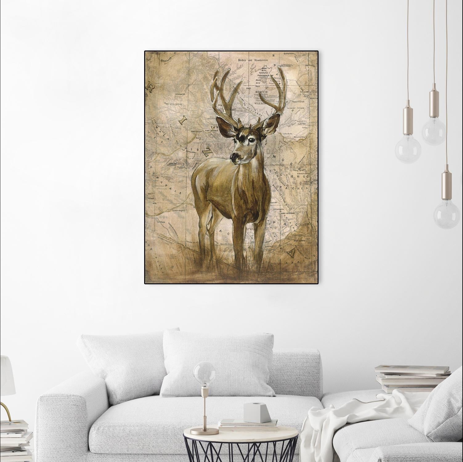 Native Spirit 1 by Elizabeth Hope on GIANT ART - beige animals