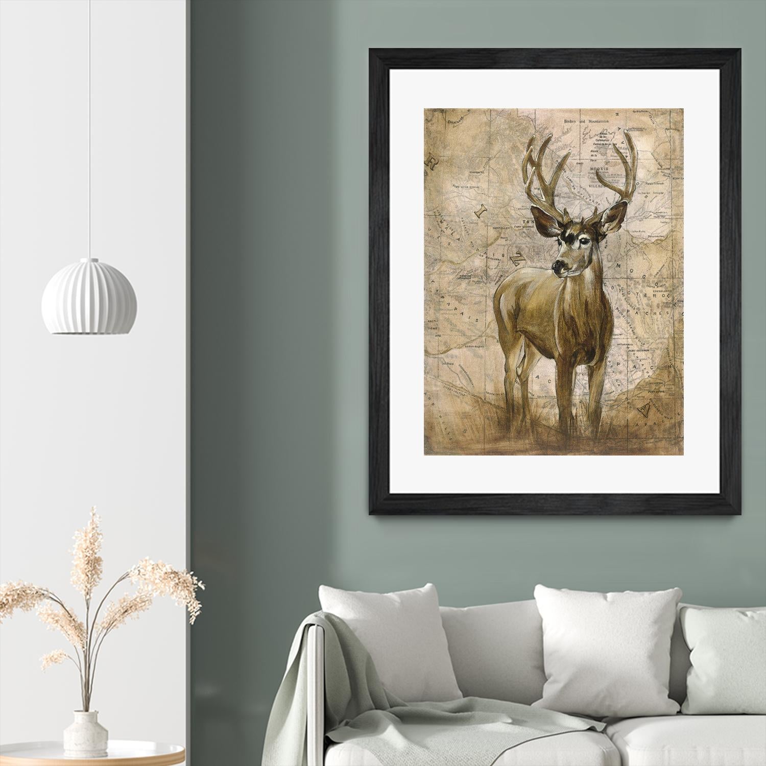 Native Spirit 1 by Elizabeth Hope on GIANT ART - beige animals