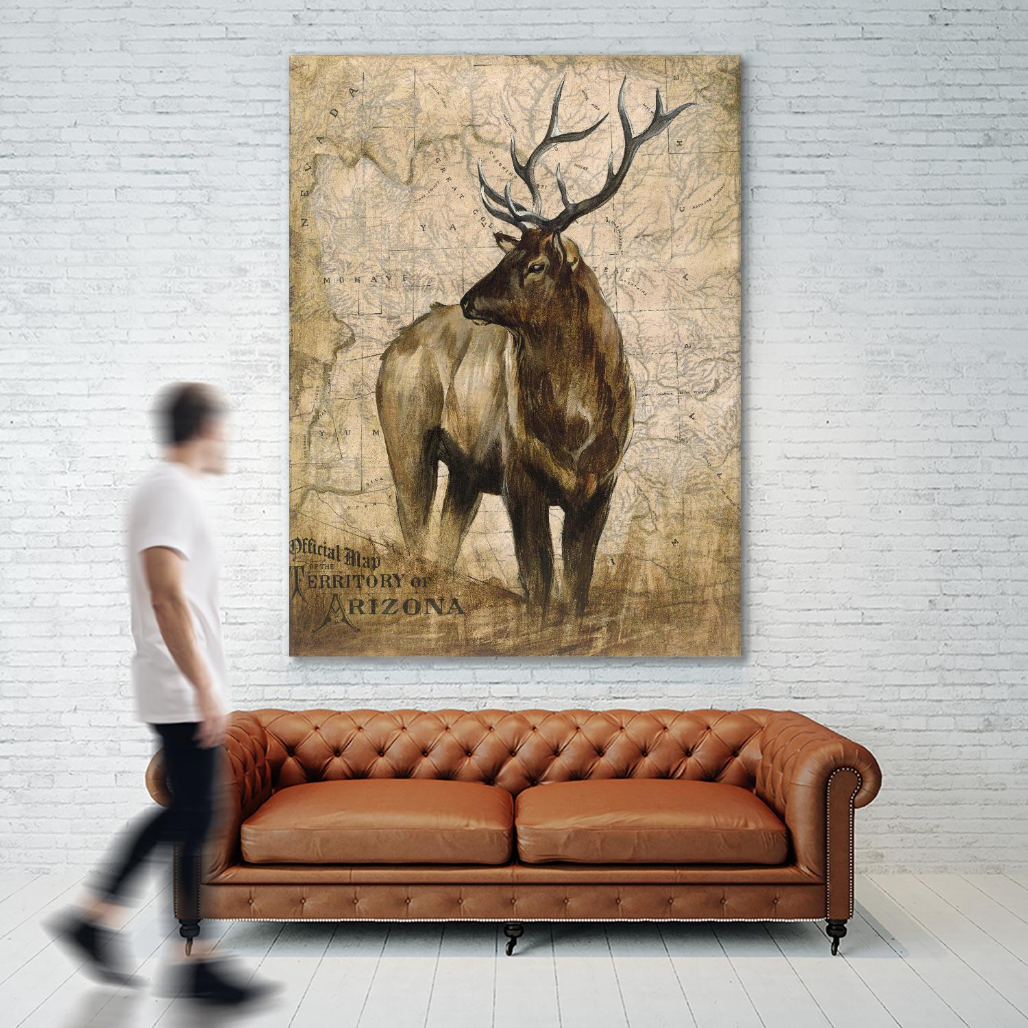 Native Spirit 2 by Elizabeth Hope on GIANT ART - beige animals