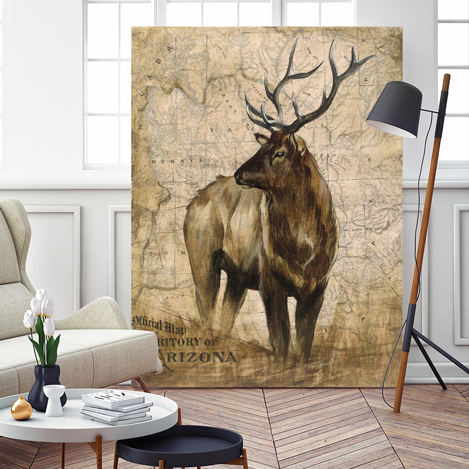 Native Spirit 2 by Elizabeth Hope on GIANT ART - beige animals