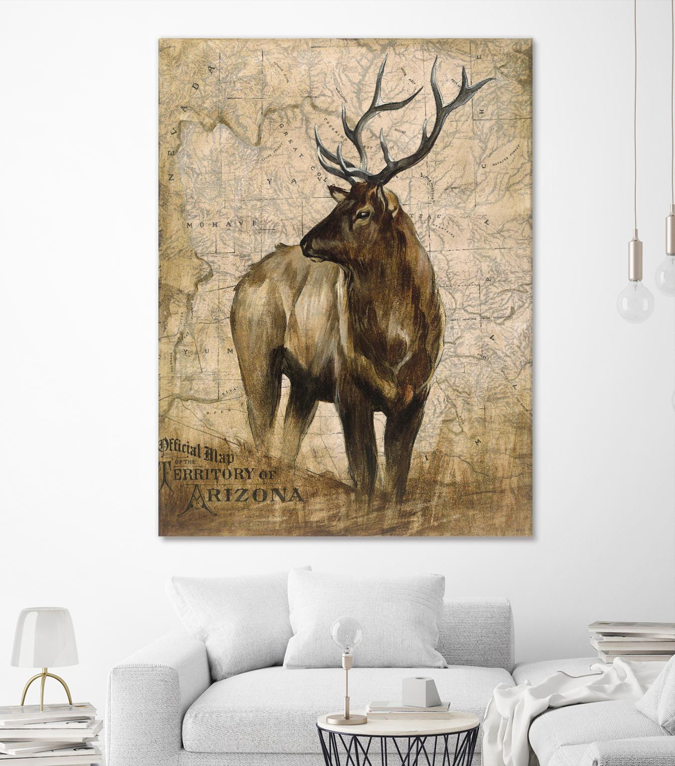 Native Spirit 2 by Elizabeth Hope on GIANT ART - beige animals