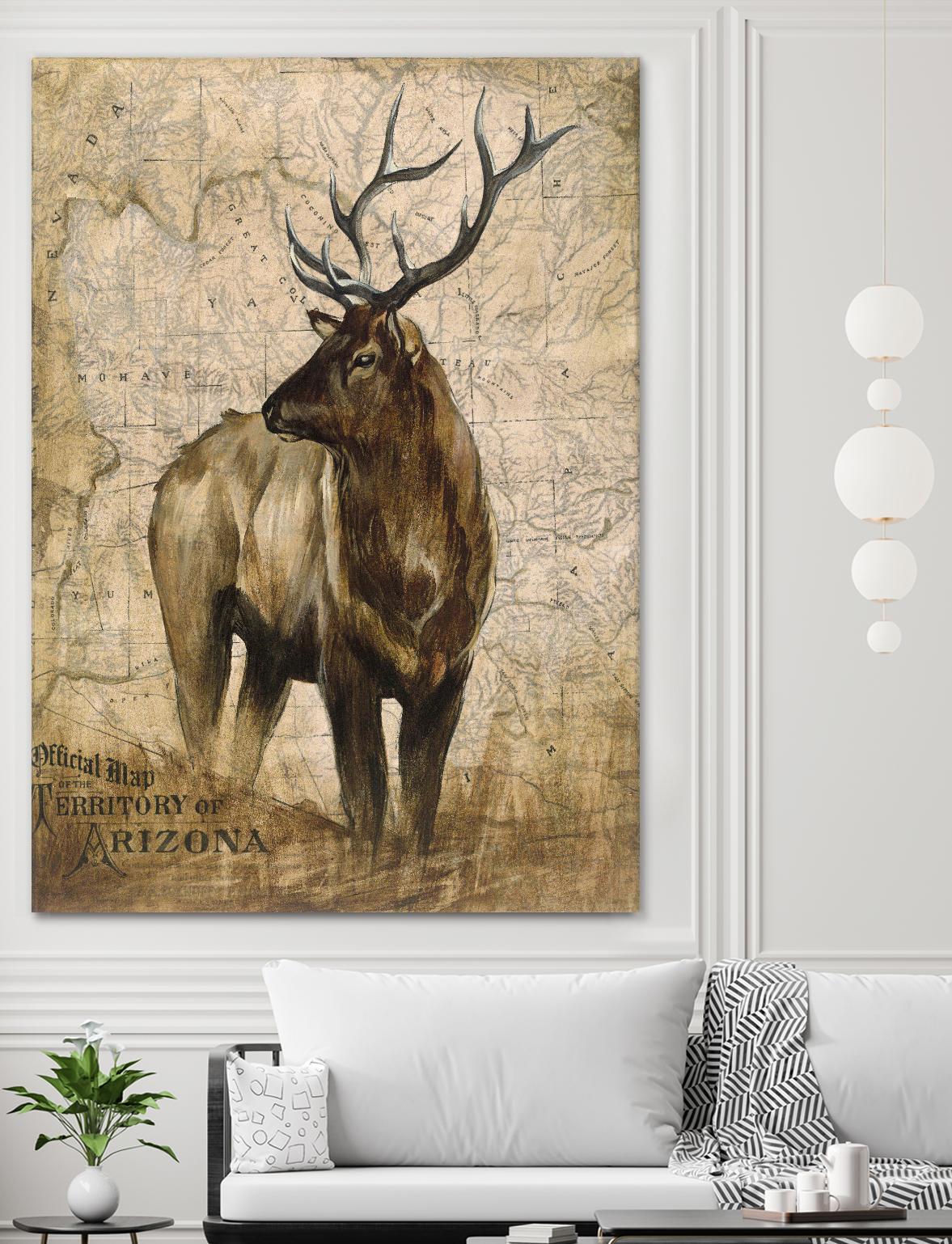 Native Spirit 2 by Elizabeth Hope on GIANT ART - beige animals