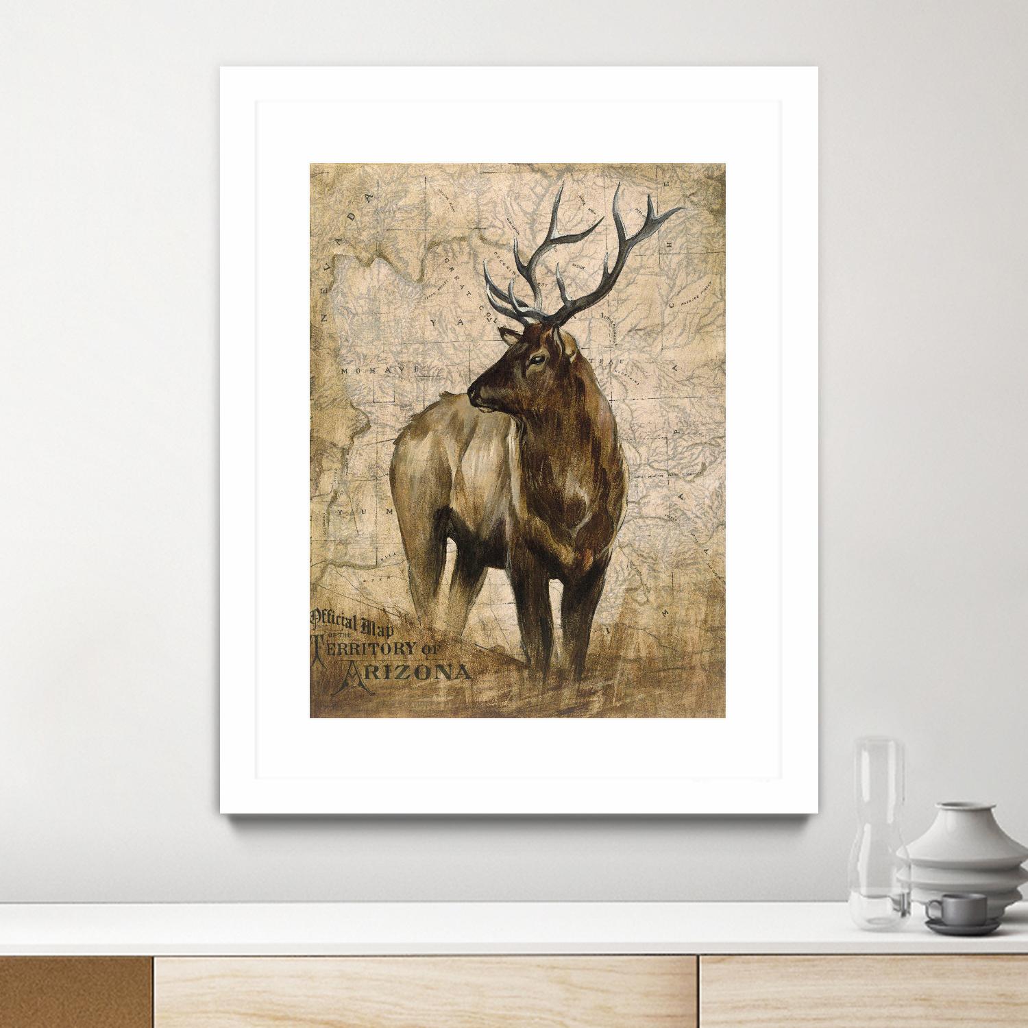 Native Spirit 2 by Elizabeth Hope on GIANT ART - beige animals