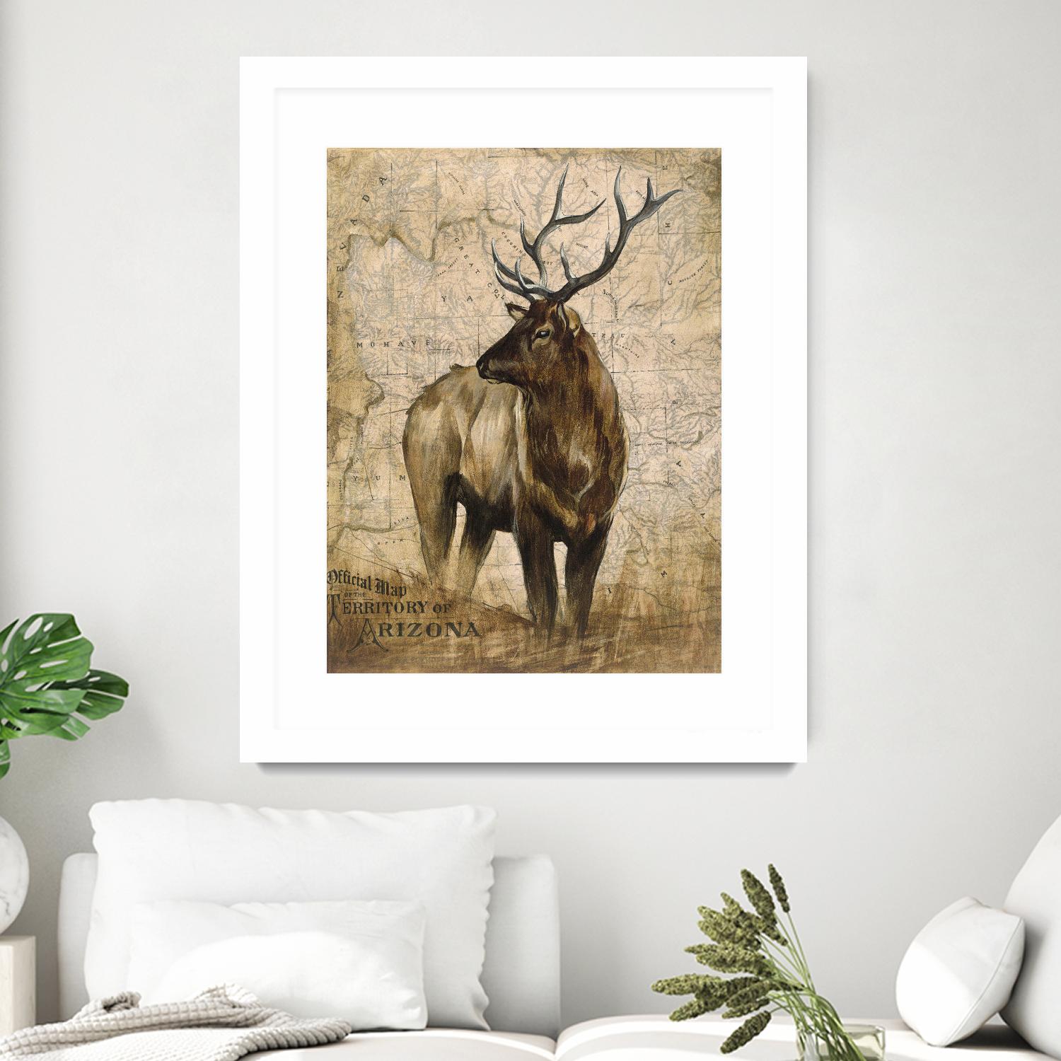 Native Spirit 2 by Elizabeth Hope on GIANT ART - beige animals