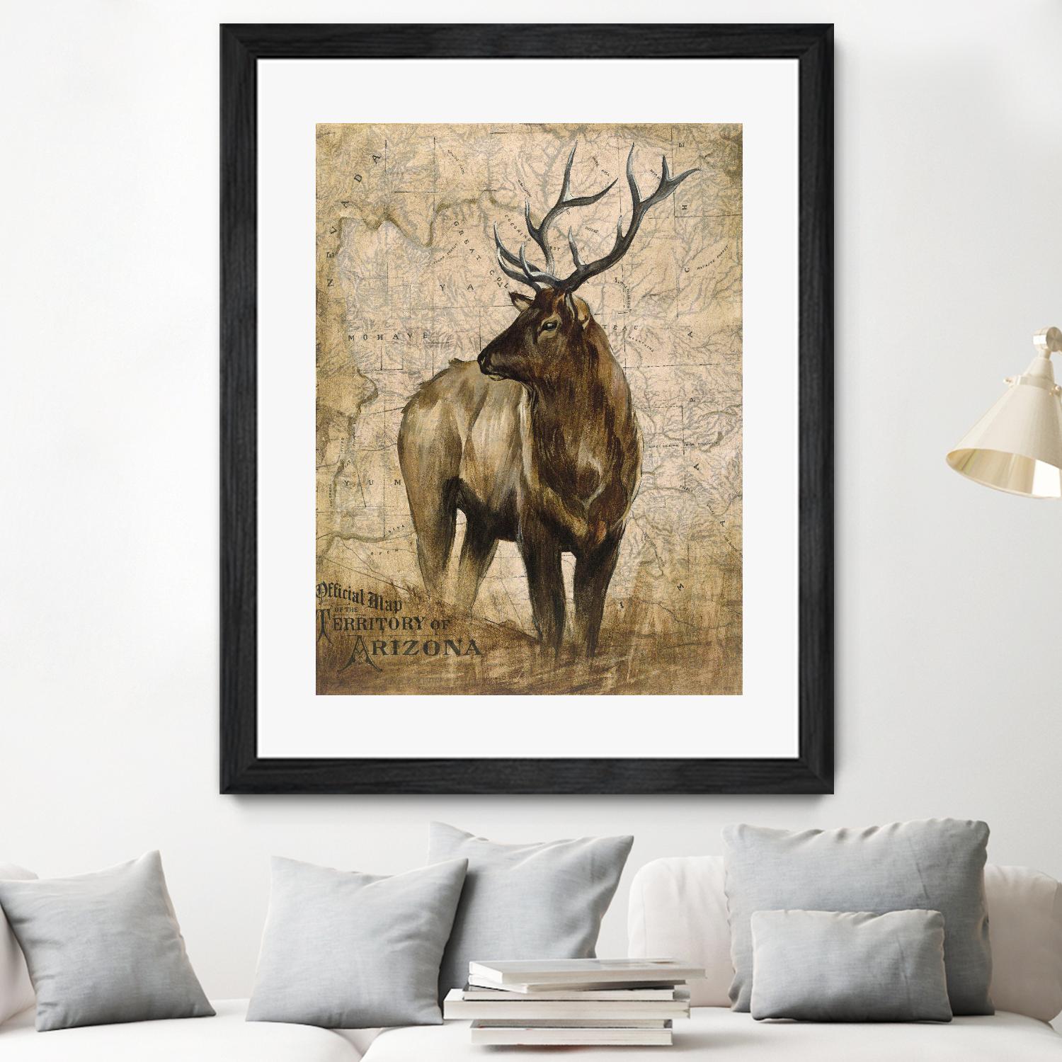 Native Spirit 2 by Elizabeth Hope on GIANT ART - beige animals