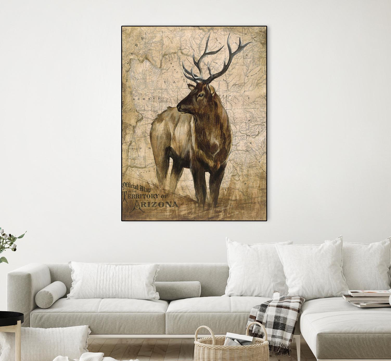 Native Spirit 2 by Elizabeth Hope on GIANT ART - beige animals