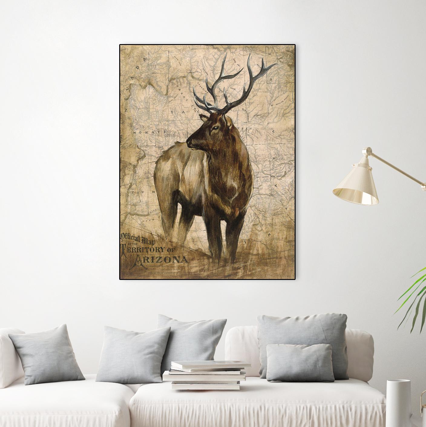 Native Spirit 2 by Elizabeth Hope on GIANT ART - beige animals