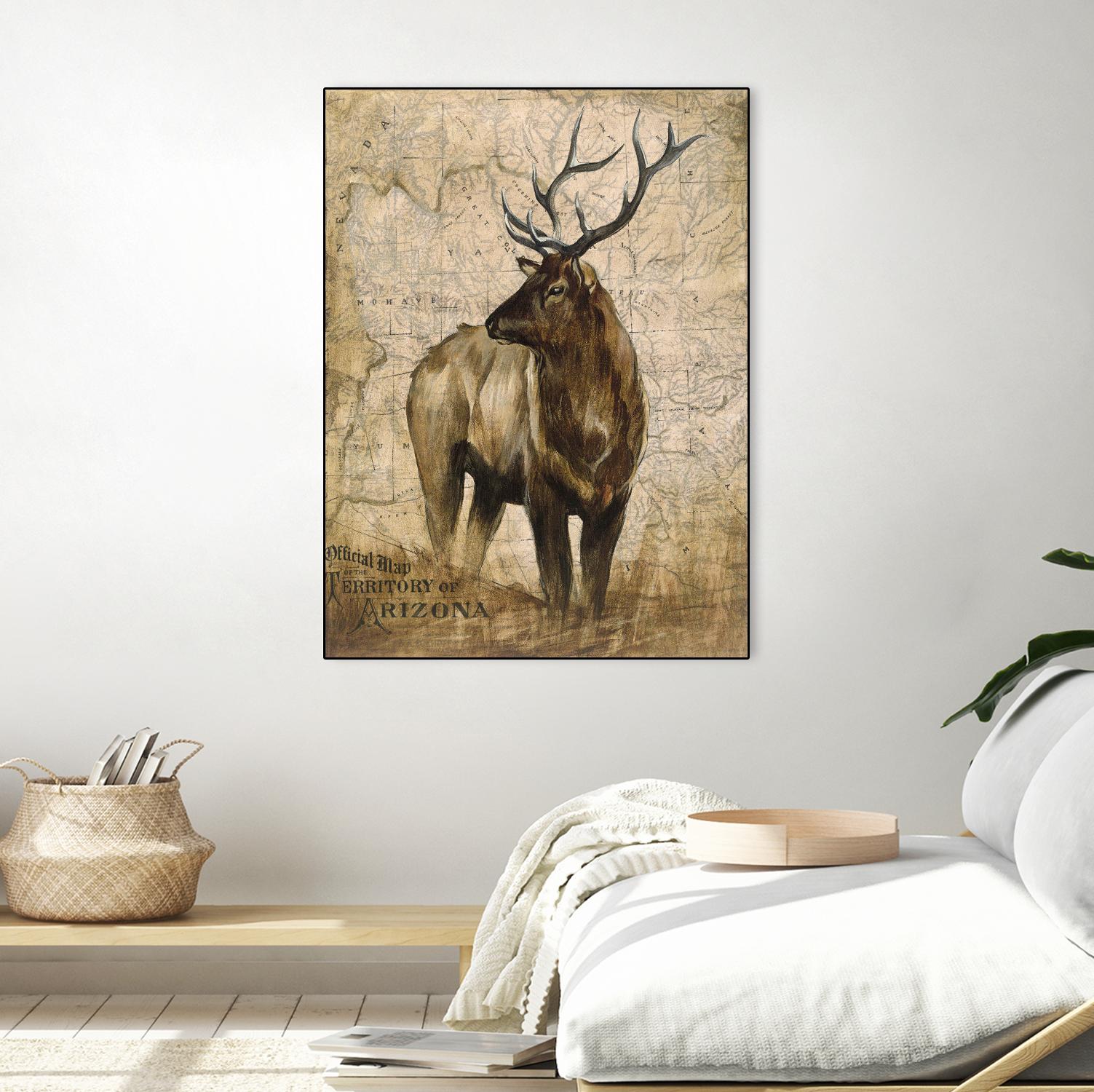 Native Spirit 2 by Elizabeth Hope on GIANT ART - beige animals