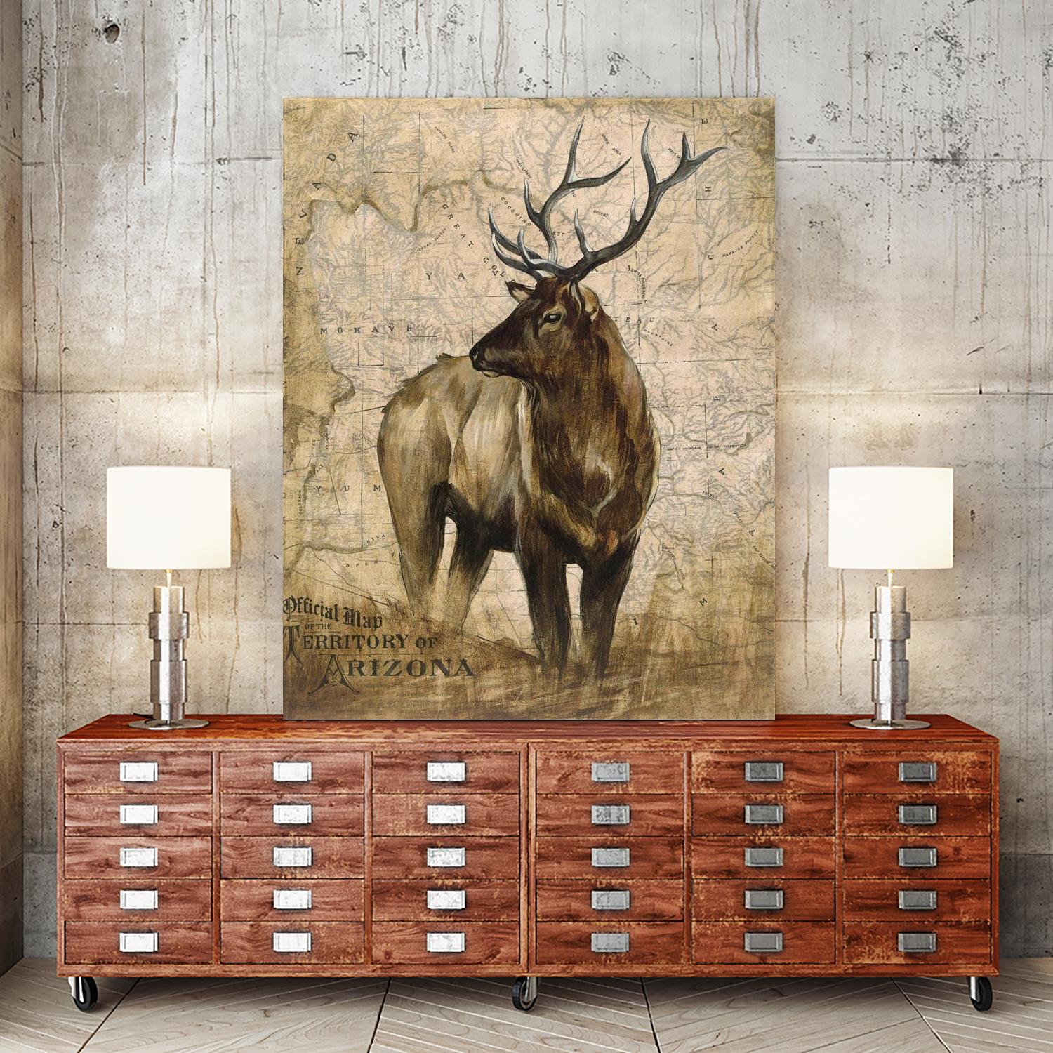 Native Spirit 2 by Elizabeth Hope on GIANT ART - beige animals