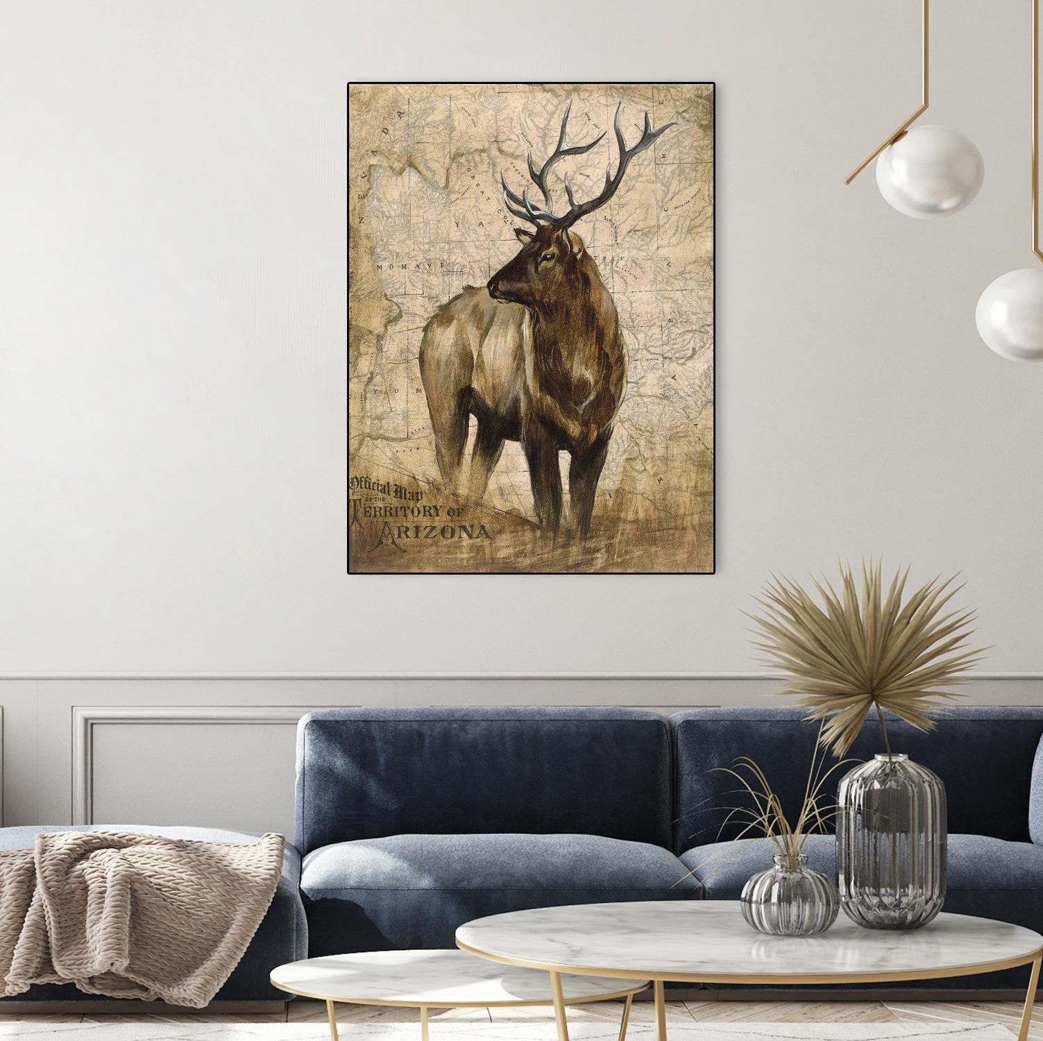 Native Spirit 2 by Elizabeth Hope on GIANT ART - beige animals