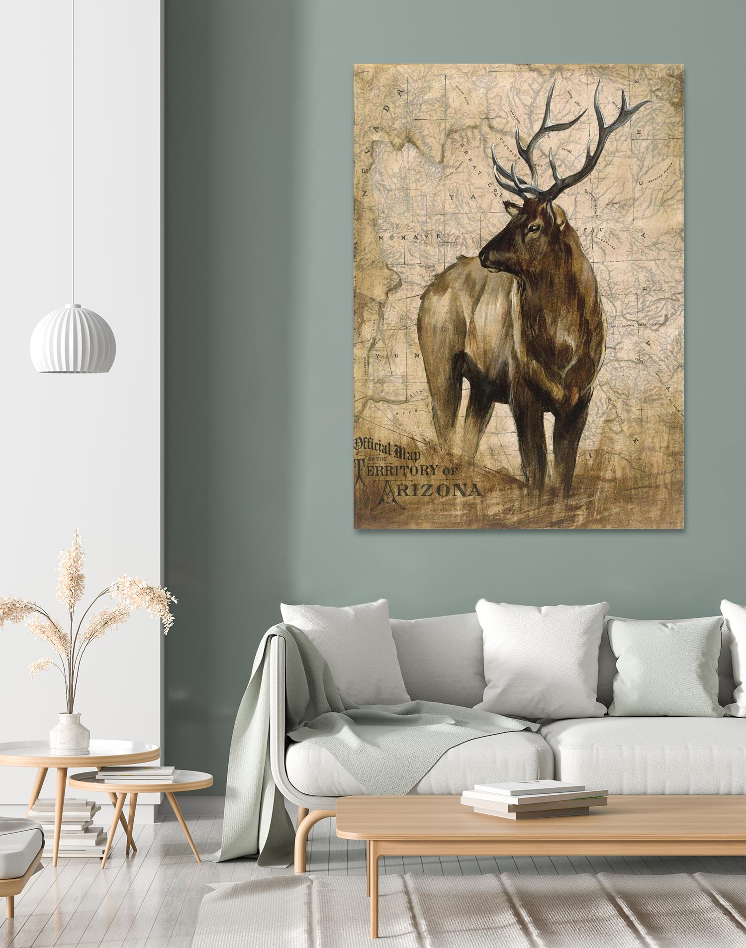 Native Spirit 2 by Elizabeth Hope on GIANT ART - beige animals