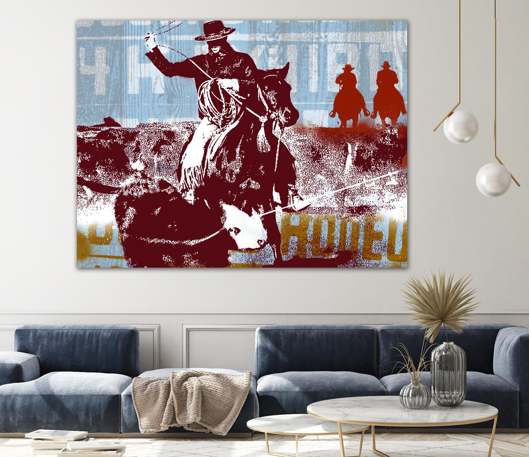 Americana 2 by JB Hall on GIANT ART - blue country look