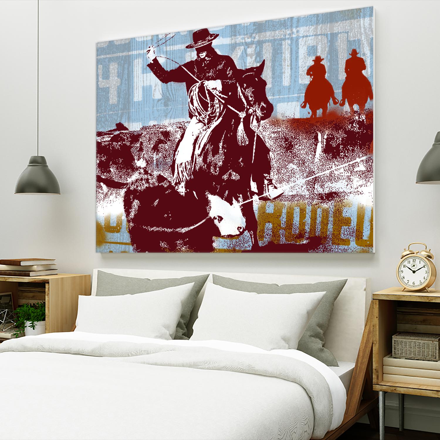 Americana 2 by JB Hall on GIANT ART - blue country look