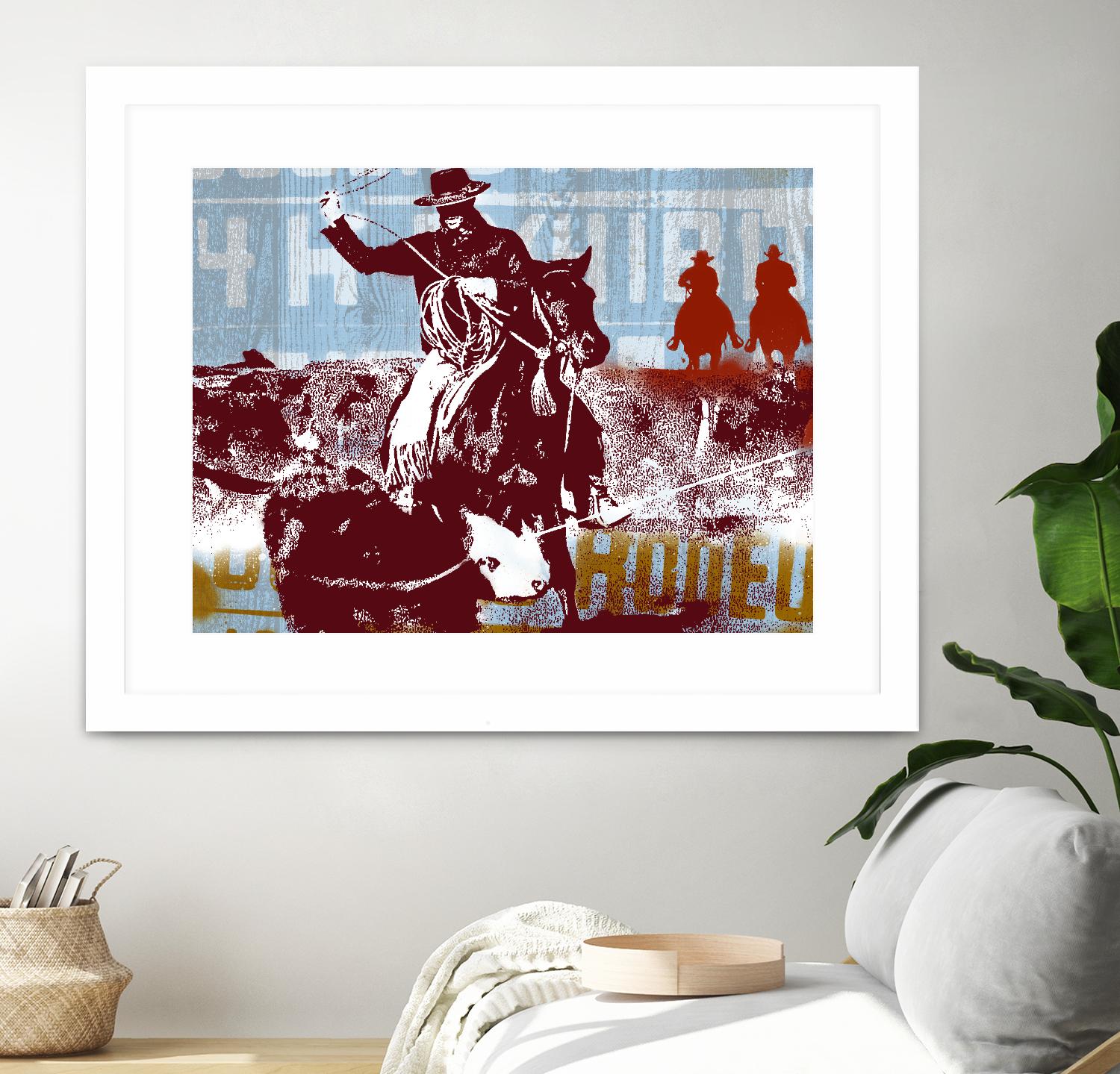 Americana 2 by JB Hall on GIANT ART - blue country look