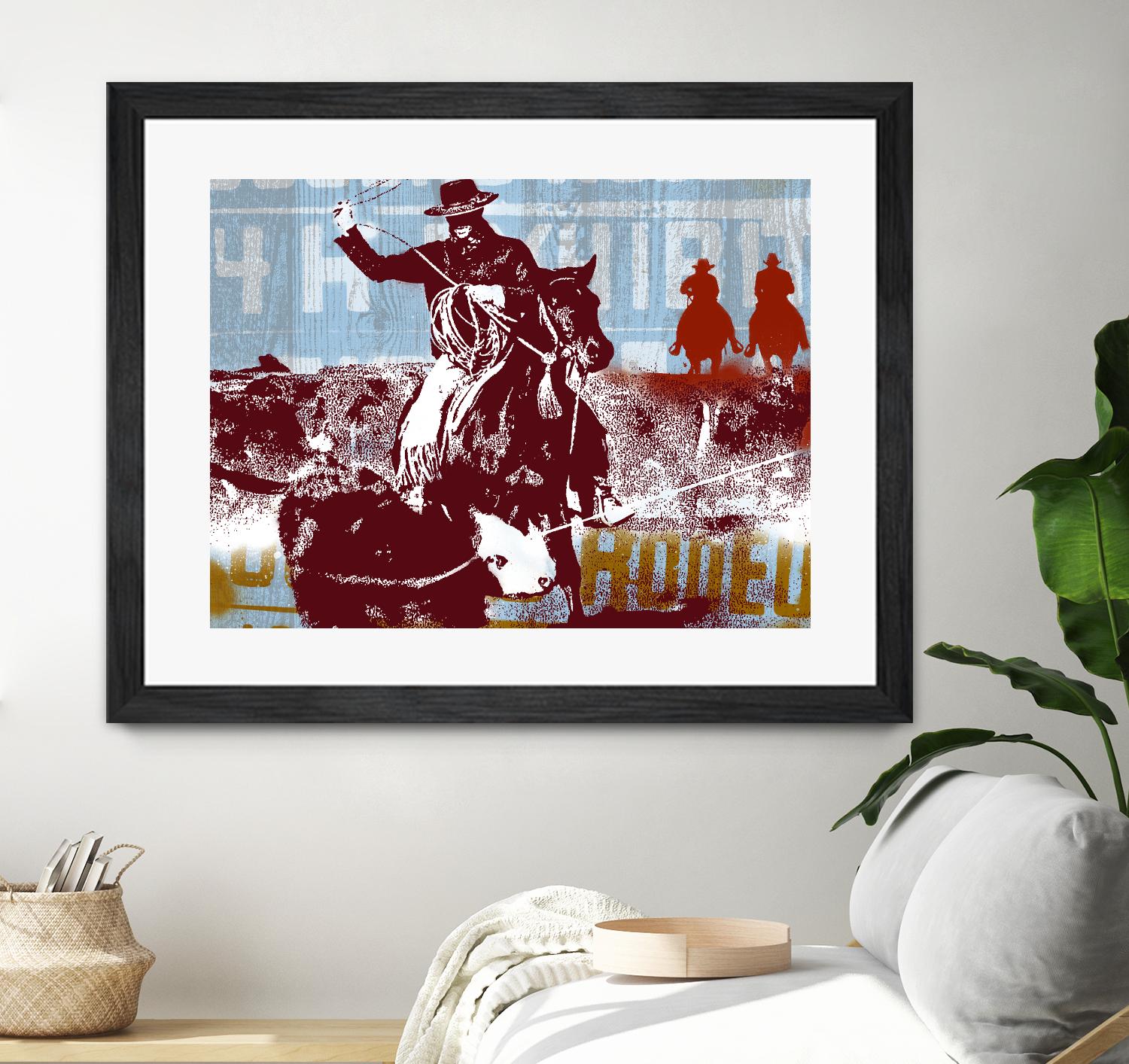 Americana 2 by JB Hall on GIANT ART - blue country look