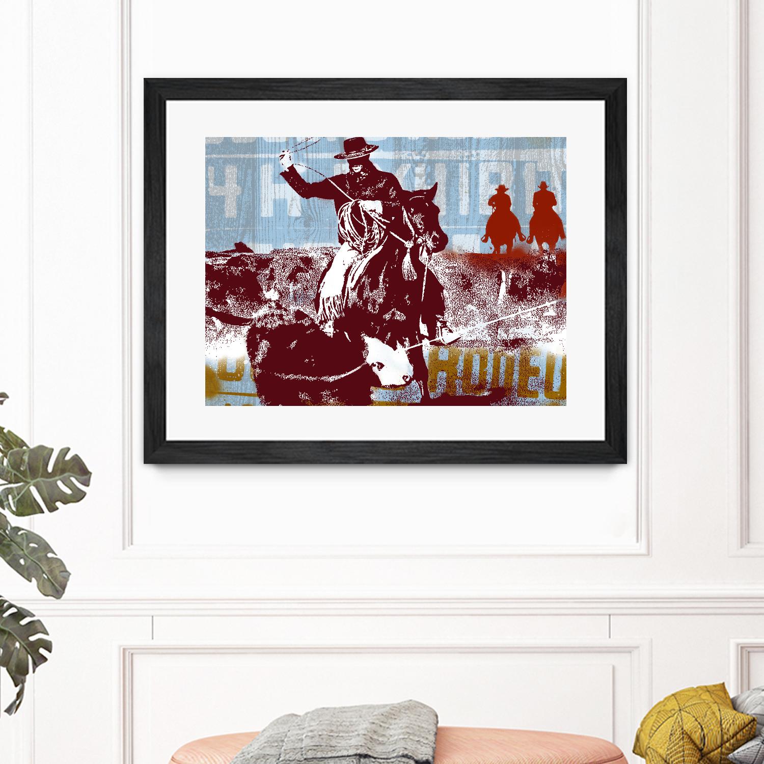 Americana 2 by JB Hall on GIANT ART - blue country look