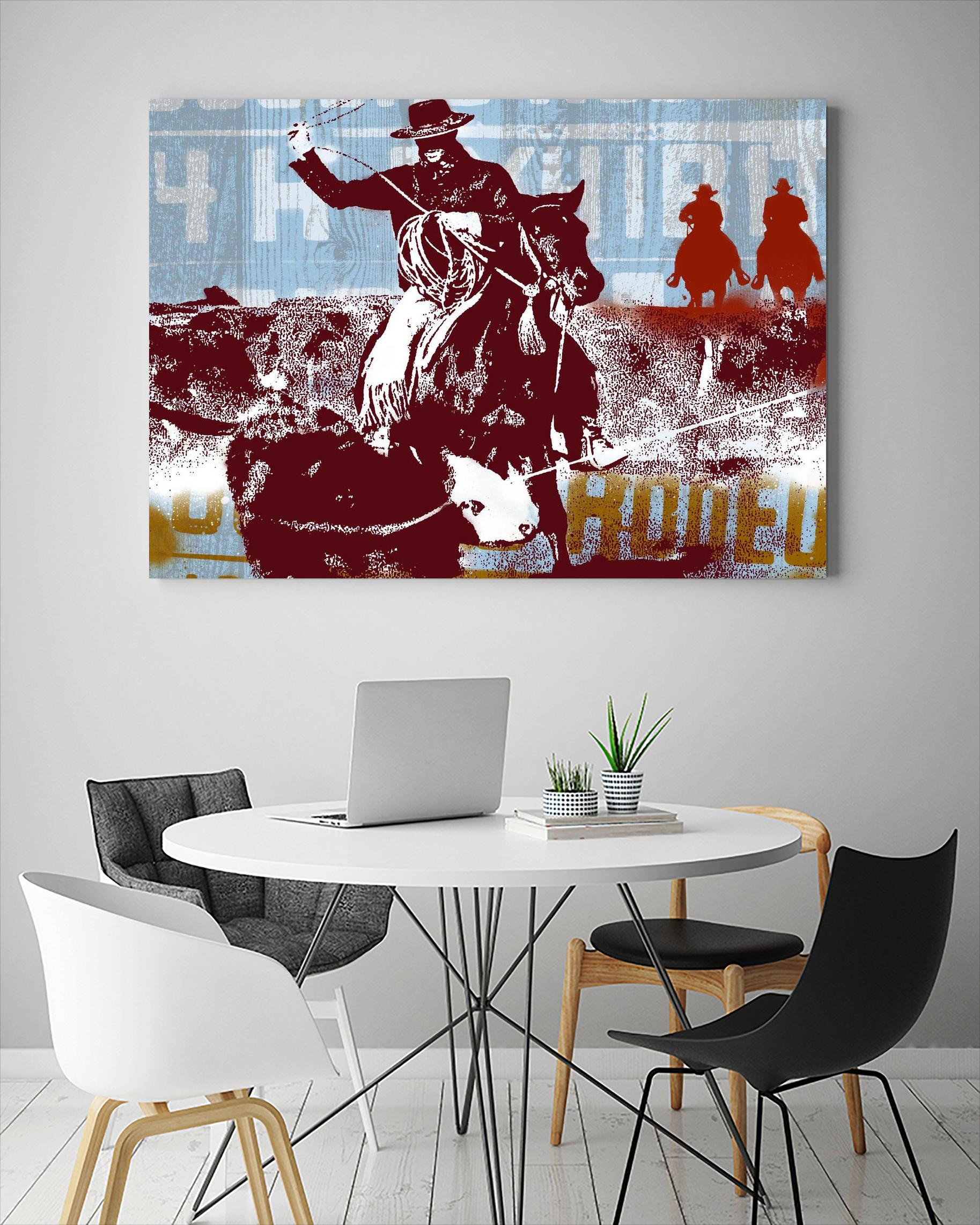 Americana 2 by JB Hall on GIANT ART - blue country look