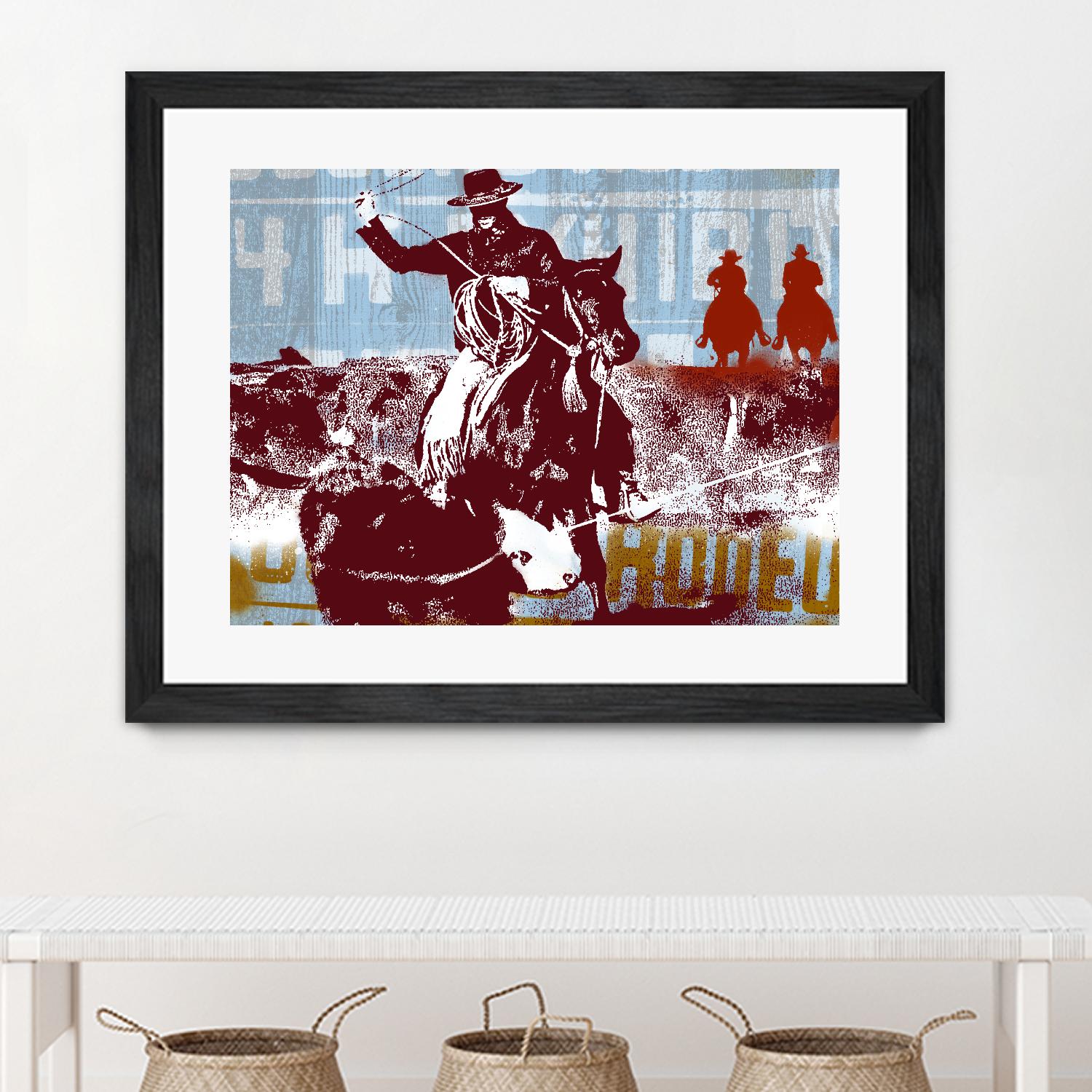 Americana 2 by JB Hall on GIANT ART - blue country look