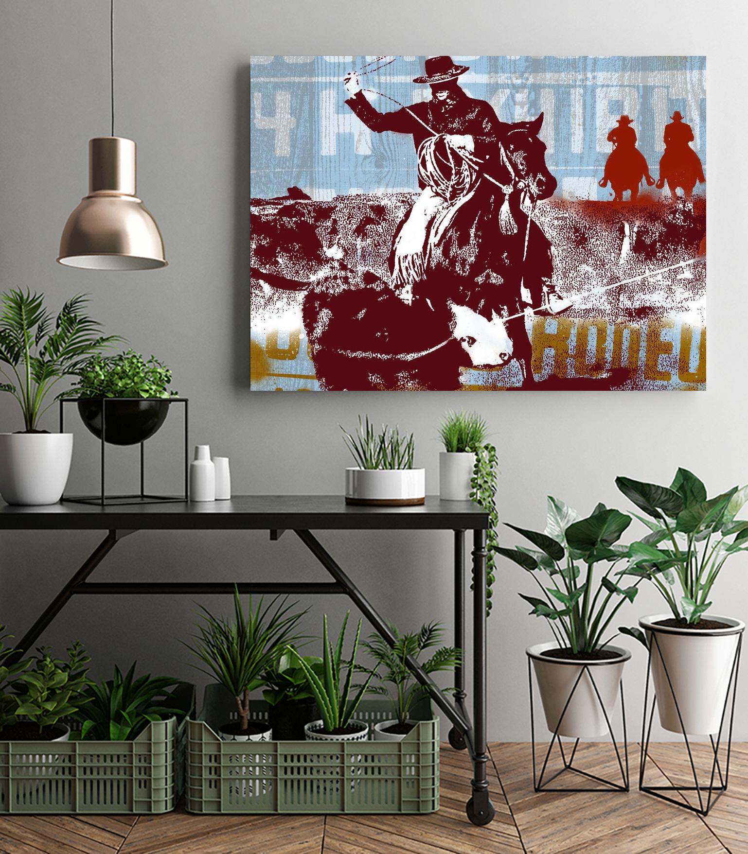 Americana 2 by JB Hall on GIANT ART - blue country look