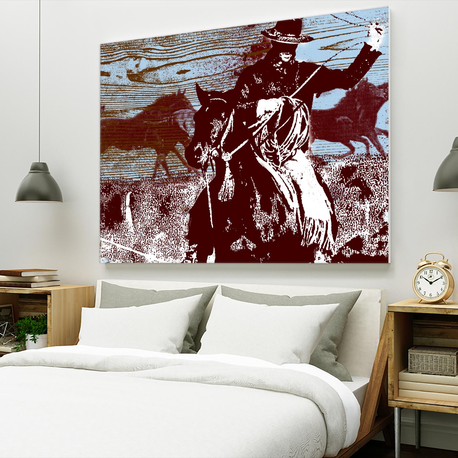 Americana 3 by JB Hall on GIANT ART - blue country look