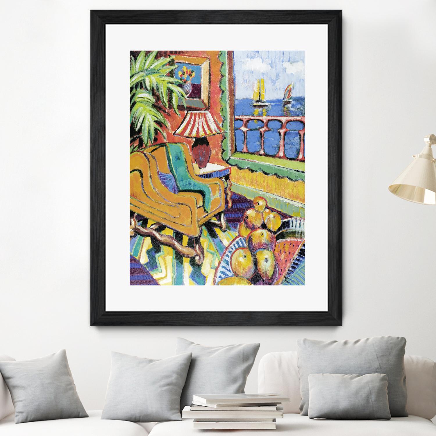 Bayview 1 by David Dauncey on GIANT ART - yellow contemporary