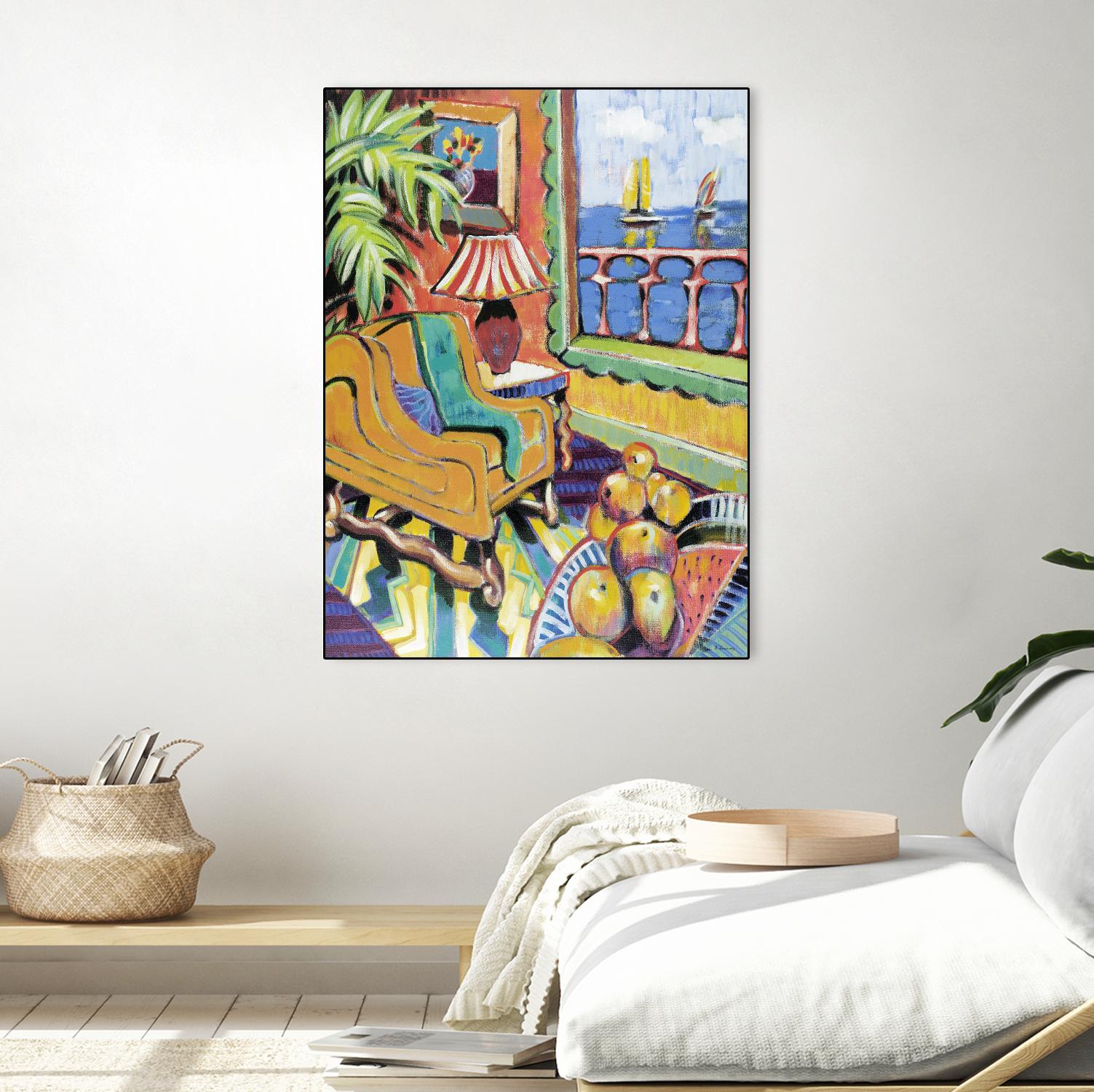 Bayview 1 by David Dauncey on GIANT ART - yellow contemporary