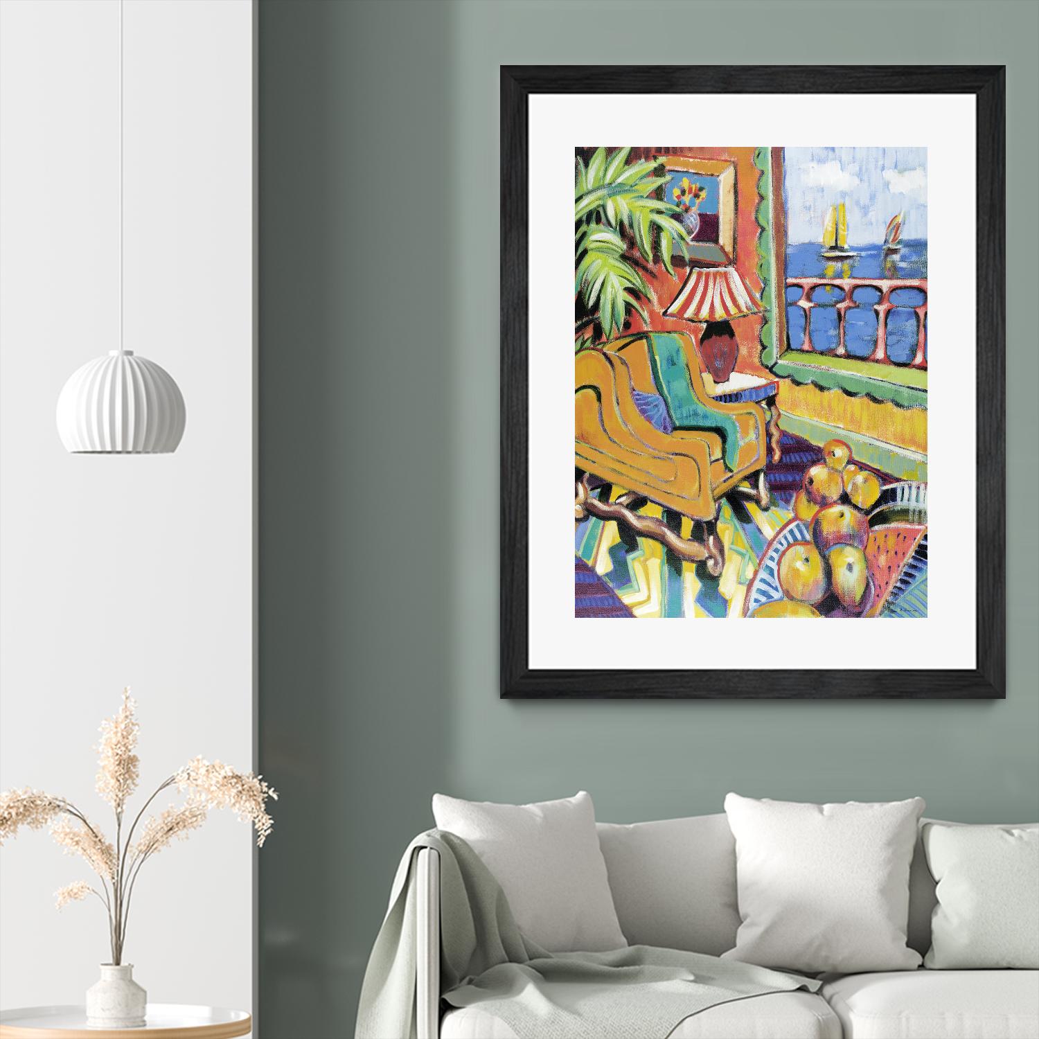 Bayview 1 by David Dauncey on GIANT ART - yellow contemporary