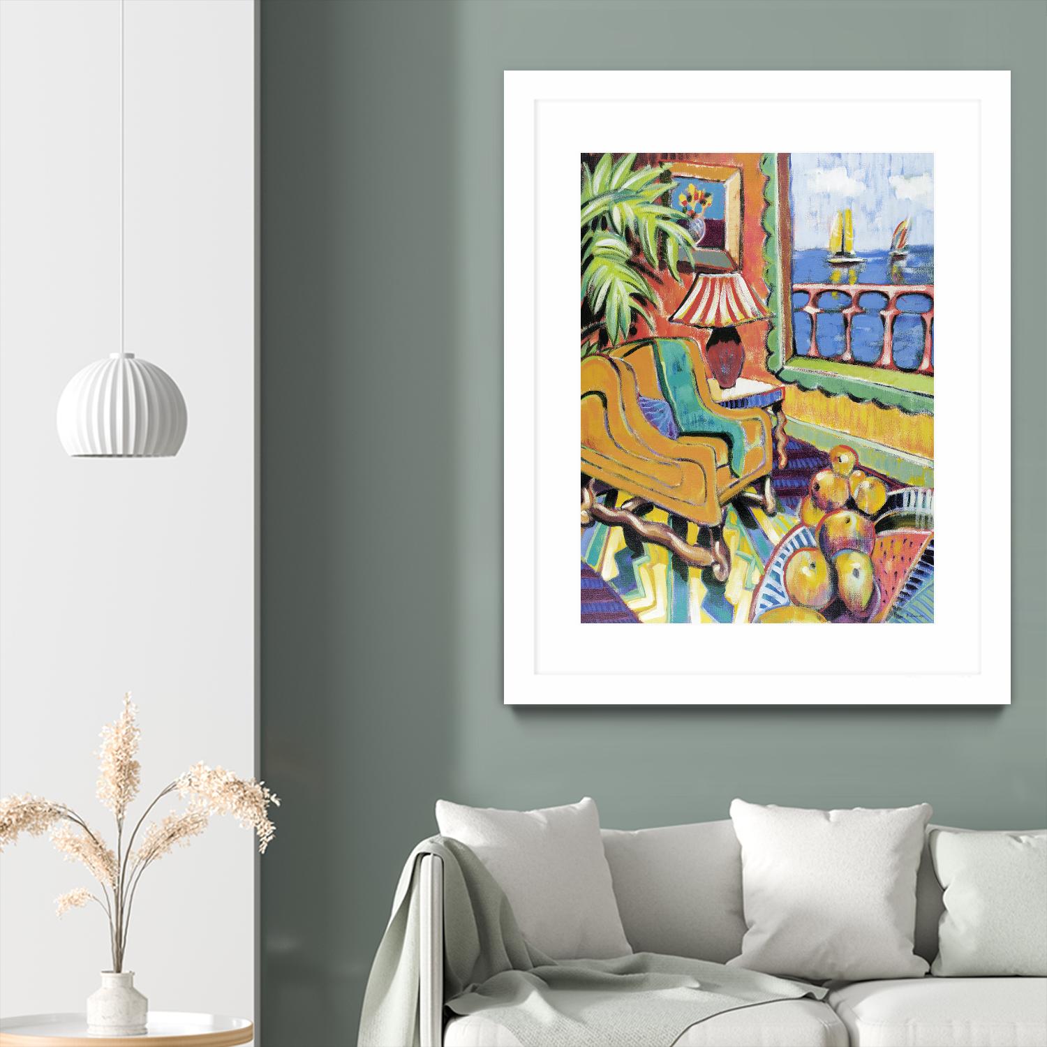 Bayview 1 by David Dauncey on GIANT ART - yellow contemporary