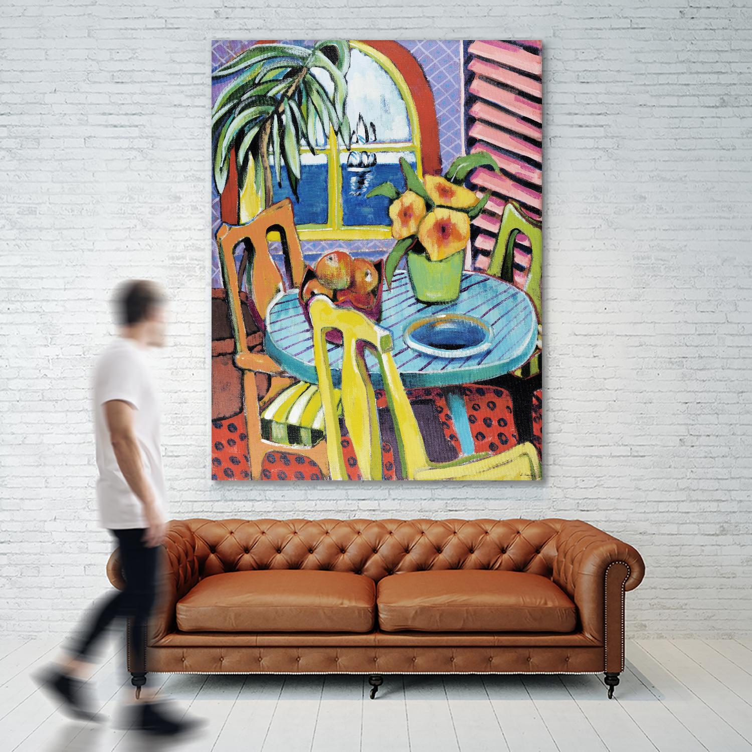 Bayview 2 by David Dauncey on GIANT ART - yellow contemporary