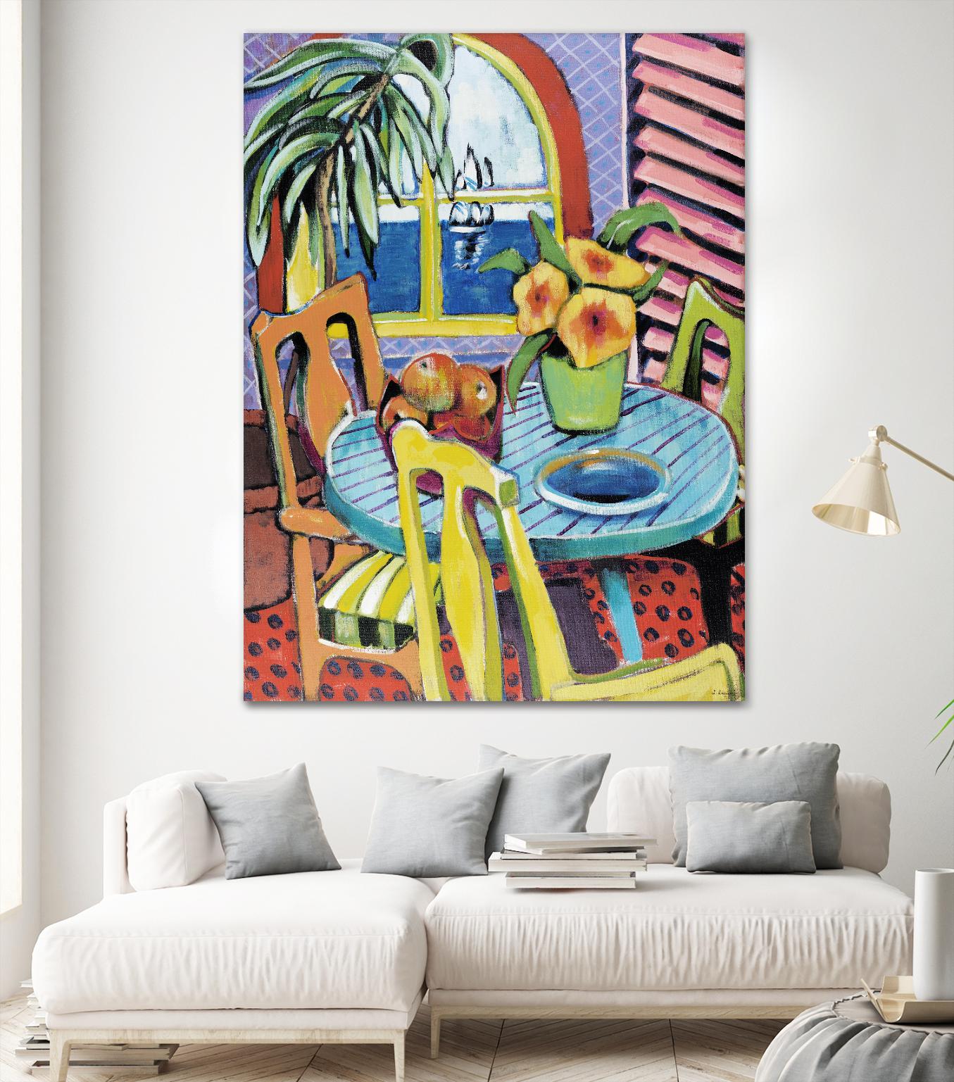 Bayview 2 by David Dauncey on GIANT ART - yellow contemporary