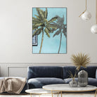 Tropic Shadow 1 by David Dauncey on GIANT ART - blue tropical