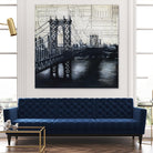 Bridges of Old 2 by David Dauncey on GIANT ART - black city scene