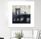 Bridges of Old 2 by David Dauncey on GIANT ART - black city scene