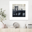 Bridges of Old 2 by David Dauncey on GIANT ART - black city scene