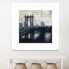 Bridges of Old 2 by David Dauncey on GIANT ART - black city scene