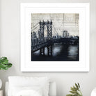 Bridges of Old 2 by David Dauncey on GIANT ART - black city scene