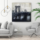 Bridges of Old 2 by David Dauncey on GIANT ART - black city scene