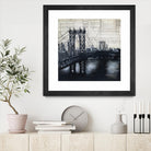 Bridges of Old 2 by David Dauncey on GIANT ART - black city scene