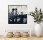 Bridges of Old 2 by David Dauncey on GIANT ART - black city scene