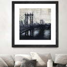 Bridges of Old 2 by David Dauncey on GIANT ART - black city scene