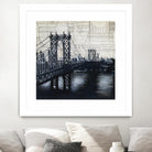 Bridges of Old 2 by David Dauncey on GIANT ART - black city scene