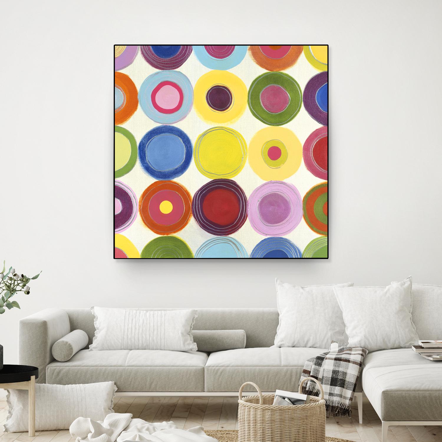 Life is a Beach 1 by Mary Calkins on GIANT ART - red abstract