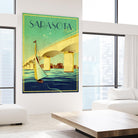 Sarasota by Stella Bradley on GIANT ART - yellow tropical