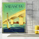 Sarasota by Stella Bradley on GIANT ART - yellow tropical