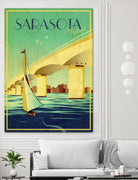 Sarasota by Stella Bradley on GIANT ART - yellow tropical