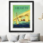 Sarasota by Stella Bradley on GIANT ART - green vintage affiche