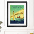 Sarasota by Stella Bradley on GIANT ART - green vintage affiche