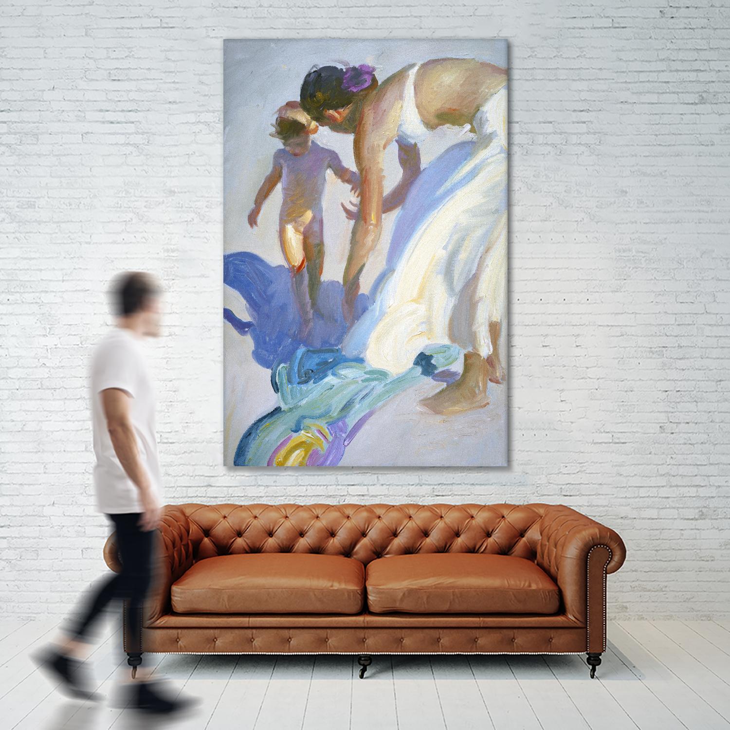 Guidance by John Asaro on GIANT ART - purple sea scene