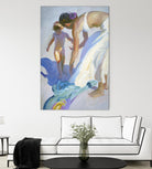 Guidance by John Asaro on GIANT ART - purple sea scene